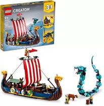 Lego Creator 3 Em 1 Navio Viking E A Serpente 31132