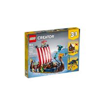 Lego Creator 3 em 1 Navio Viking Serpente de Midgard 31132