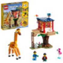 LEGO Creator 3 em 1 Safari Wildlife Tree House 31116 - Kit de Construção com Casa, Biplano e Catamarã (397 Peças)