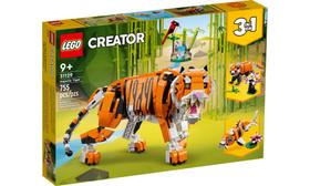 LEGO Creator 3 em 1 - Tigre Majestoso - 755 Peças - 31129