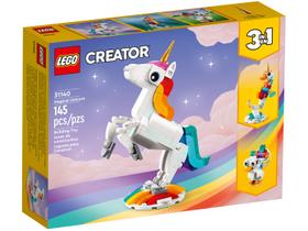 LEGO Creator 3 em 1 Unicórnio Mágico 145 Peças - 31140