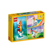 Lego Creator 3 em 1 Unicórnio Mágico 31140 - 145 Peças Lego Creator 3 em 1 Unicórnio Mágico 31140 - 145 Peças