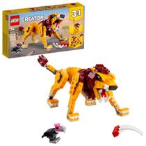 LEGO Creator 3in1 Leão Selvagem 31112 - Brinquedo de Construção para Crianças
