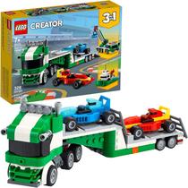 LEGO Creator 3in1 Race Car Transportr 31113 Building Kit Faz um grande presente para crianças que amam brinquedos divertidos e construção criativa, nova 2021 (328 peças)