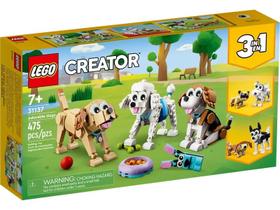 LEGO Creator - Cachorros Adoráveis - 475 Peças - 31137 - Conjunto blocos de montar