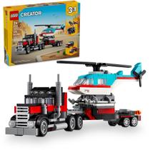 Lego Creator Caminhão Plataforma de Helicoptero 31146 270pcs