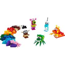 Lego Criativo Clássico Monstros 140 Peças - Conjunto de Construção