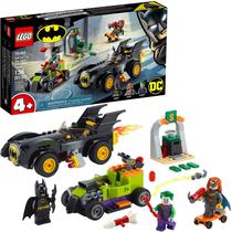 LEGO DC Batman: Batman vs. O Coringa: Batmóvel Chase 76180 Brinquedo de Construção Colecionável Inclui Batman, Batgirl e As Minifiguras do Coringa Mais Batmóvel e Hot Rod, Nova 2021 (136 Peças)