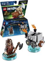 Lego Dimensions Senhor Dos Aneis Gimli 71220 - 56 pçs