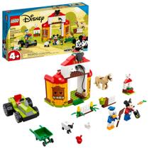 LEGO Disney Mickey and Friends Mickey Mouse &amp Donald Duck's Farm 10775 Building Kit Um jogo criativo para crianças Nova 2021 (118 Peças)