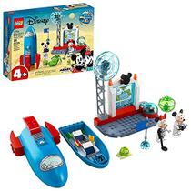 LEGO Disney Mickey and Friends Mickey Mouse & Minnie Mouse's Space Rocket 10774 Building Kit Um conjunto legal para crianças Nova 2021 (88 peças)