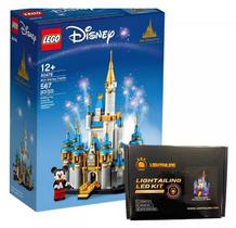 Lego Disney Mini Castelo com Kit Led Importado - 40478