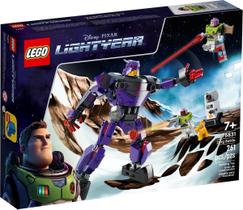 Lego disney pixar lightyear zurg battle 261 peças (76831)
