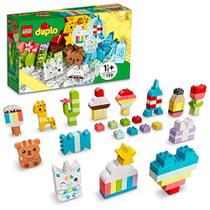 LEGO DUPLO Creative Building Time 10978 Brinquedo de Construção Colorida para Pré-Escolares com 18 meses ou mais (120 peças)