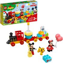 LEGO DUPLO Disney Mickey &amp Minnie Birthday Train 10941 Kids's Birthday Number Train Learning and Building Playset, Nova 2021 (22 Peças)