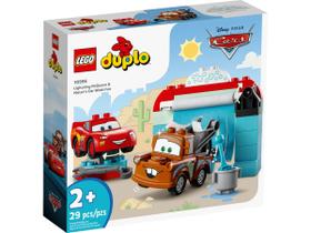 LEGO Duplo - Divertida Lavagem de Carros de McQueen e Mate - Disney Carros - 29 Peças - 10996