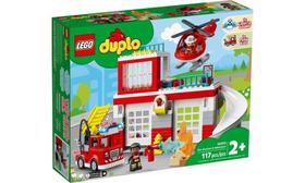 Lego Duplo Quartel dos Bombeiros e Helicóptero 10970