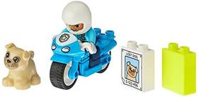 LEGO DUPLO Rescue Police Motorcycle 10967 Brinquedo de construção para brincadeiras imaginativas bicicleta policial para crianças a partir de 2 anos (5 peças)