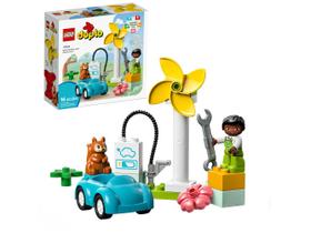 LEGO Duplo Town Turbina Eólica e Carro 16 Peças