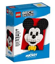 LEGO EGO Tijolo Sketches: Mickey Mouse (118 PCes)