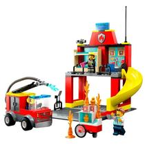 Lego Fire Estação And Truck 60375 153 Pçs