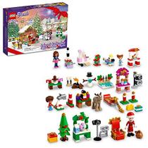 LEGO Friends 2022 Advent Calendar 41706 Building Toy Set 24 presentes e brinquedos de natal, incluindo o trenó do Papai Noel para crianças, meninos e meninas, idades 6+ (312 peças)