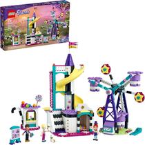 LEGO Friends Roda Gigante Mágica e Slide 41689 Kit de Construção para Crianças Parque Temático com 3 Mini-Bonecas Nova 2021 (545 peças)