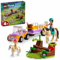 Lego Friends Trailer De Cavalos E Ponei 105 Pecas 42634