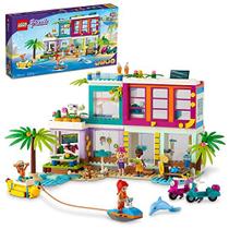 LEGO Friends Vacation Beach House 41709 Kit de Construção Presente para Crianças com mais de 7 anos Inclui uma mini-boneca Mia, além de mais 3 personagens e 2 figuras de animais para desencadear horas de dramatização imaginativa (686 peças)
