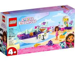 Lego Gabby's Dollhouse Navio E Spa Da Gabby E Sereiata 10786 Quantidade De Peças 88