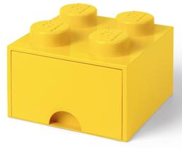 LEGO Gaveta de tijolo amarelo 4 brilhante