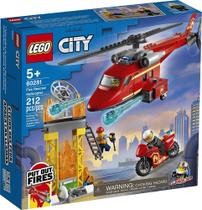 Lego Helicóptero Resgate Bombeiros 212PCS