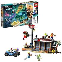 LEGO Hidden Side Shrimp Shack Attack 70422 Realidade Aumentada AR Conjunto de Edifícios com Minifiguras Fantasmas e Carro de Brinquedo para Caça a Fantasmas, Brinquedo Tecnológico para Meninos e Meninas (579 Peças)