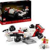 Lego Icons F1 Ayrton Senna & McLaren MP4/4 1988 Com 693 Blocos de Construção Lego Icons F1 Ayrton Senna & McLaren MP4/4 1988 Com 693 Blocos de Construção