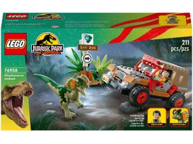 Lego Jurassic Park Emboscada do Dilofossauro 76958 - 211 Peças
