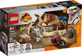 Lego Jurassic World 169 Peças Fuga Do Atrociraptor - 76945