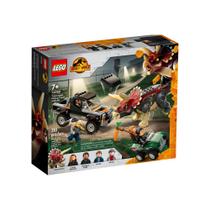 Lego Jurassic World Emboscada de Triceratops com Caminhonete 76950 - 210 Peças