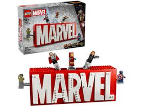 LEGO Logo e Minifiguras da Marvel 76313