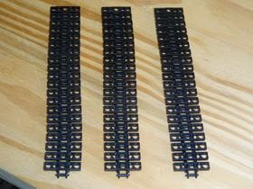 Lego Lot de 60 Black Technic Tread Links 3873 Guindaste Tank Tracks