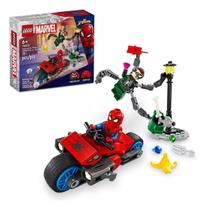 Lego Marvel 76275 Perseguicao de Motocicleta: Homem-Aranha vs. Dock Ock