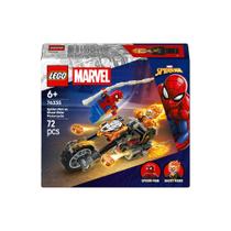 Lego Marvel 76335 Homem Aranha vs Motoqueiro Fantasma 72 Pçs COR: Vermelho