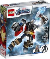 LEGO Marvel Avengers Clássico Thor Mech Armor 76169 Cool Thor Hammer Playset Super-herói construindo brinquedo para crianças, novo 2020 (139 peças)