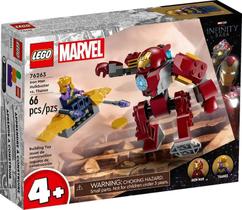 LEGO Marvel - Caça-Hulk do Homem de Ferro vs Thanos - 66 Peças - 76263