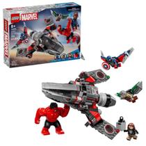 Lego Marvel Capitão América Contra Hulk Vermelho 76292