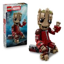 Lego Marvel Groot Com Macacão dos Saqueadores 604 Pçs- 76341 Lego Marvel Groot Com Macacão dos Saqueadores 604 Pçs- 76341