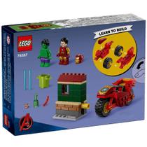 LEGO Marvel - Homem de Ferro com Bicicleta e o Hulk - 76287 LEGO Marvel - Homem de Ferro com Bicicleta e o Hulk - 76287