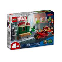 Lego Marvel Homem de Ferro com Moto e Hulk 76287