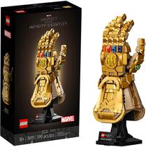 LEGO Marvel Infinity Gauntlet 76191 Kit de Construção Colecionável Modelo de luva da mão direita thanos com pedras infinitas (590 peças)