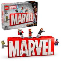 LEGO Marvel Logo e Mini Figuras Avengers 931 Peças 76313 LEGO Marvel Logo e Mini Figuras Avengers 931 Peças 76313