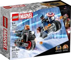 LEGO Marvel - Motocicletas da Viúva Negra e do Capitão América - 130 Peças - 76260
